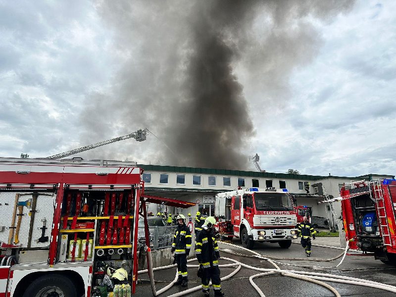 Vollbrand einer Lagerhalle (Bild 8)